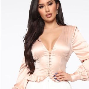 Fashion Nova Power and Passion Blouse